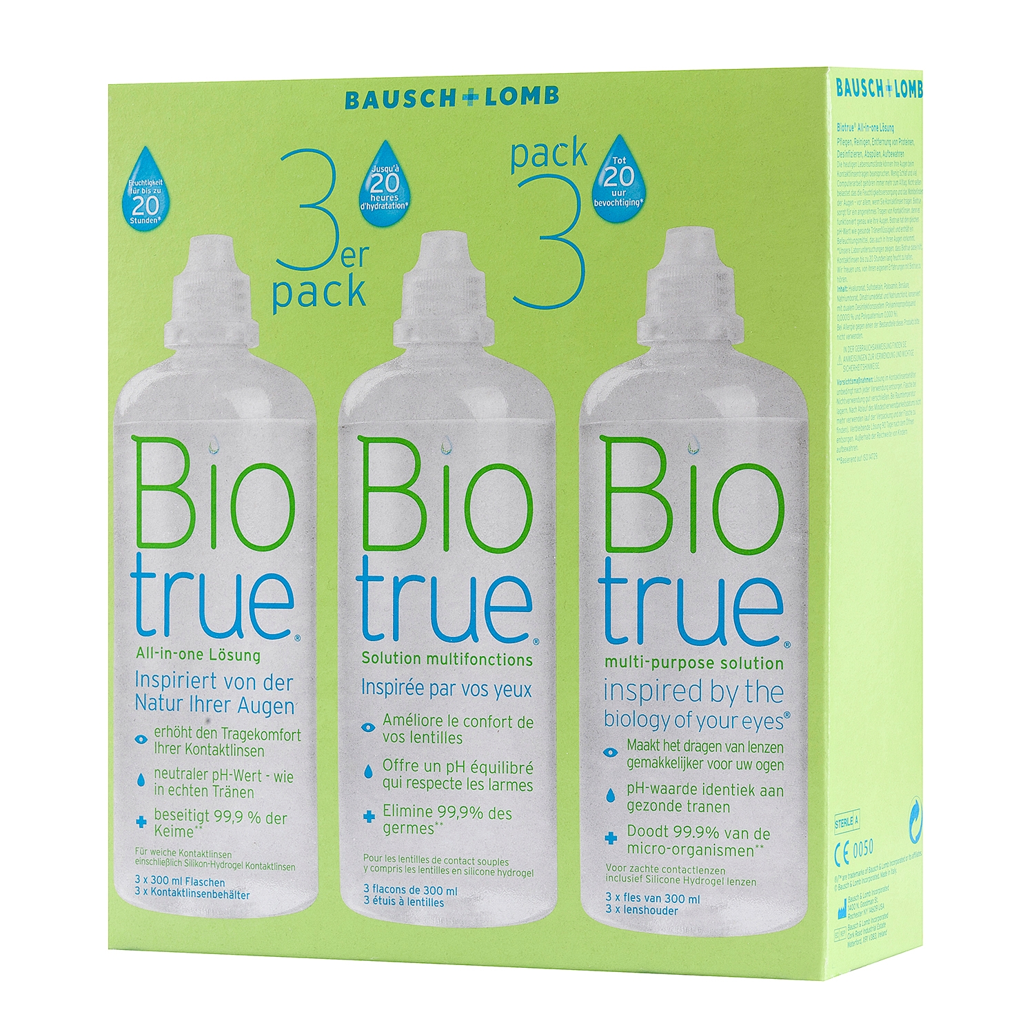 Biotrue Produit pour lentilles à prix Leclerc Produit d